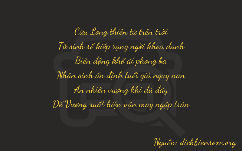 Thơ dịch biển số xe 94819
