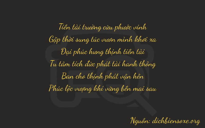 Thơ dịch biển số xe 94826