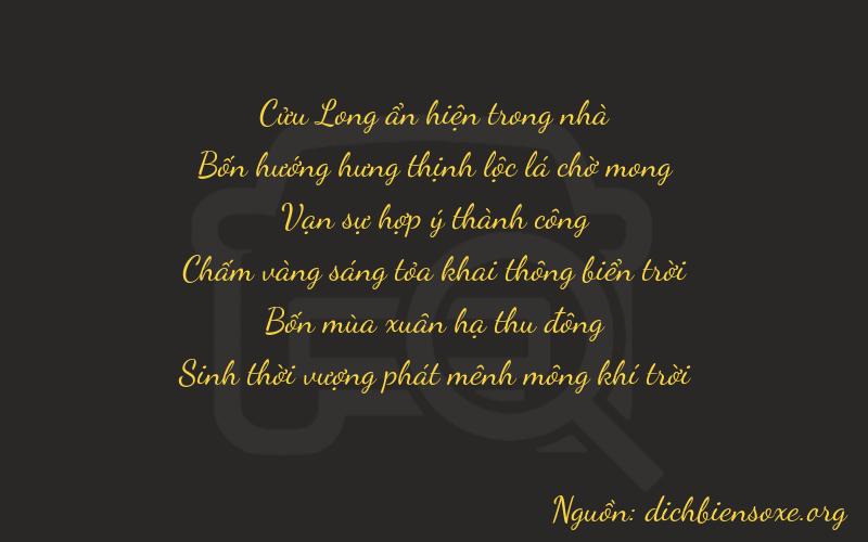 Thơ dịch biển số xe 94840