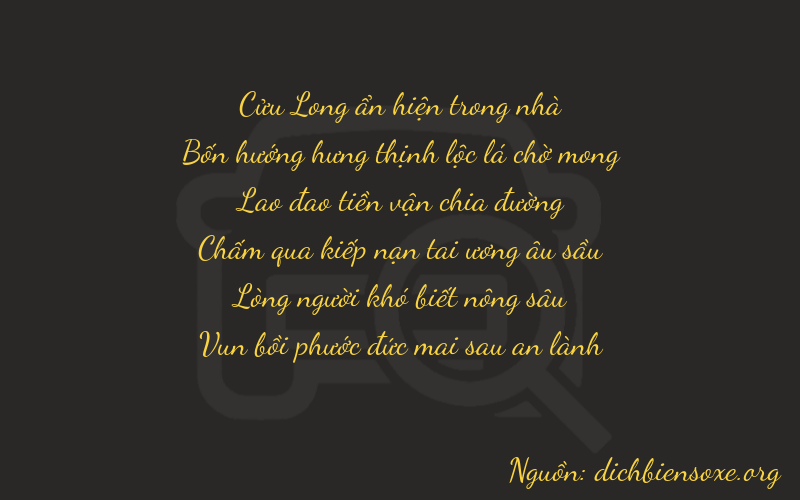 Thơ dịch biển số xe 94867
