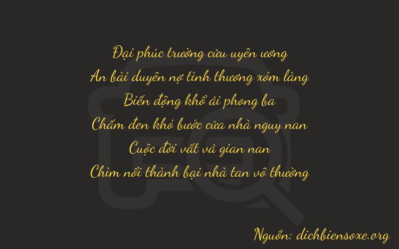 Thơ dịch biển số xe 94872