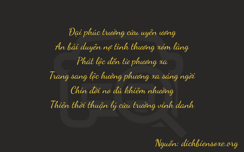 Thơ dịch biển số xe 94899