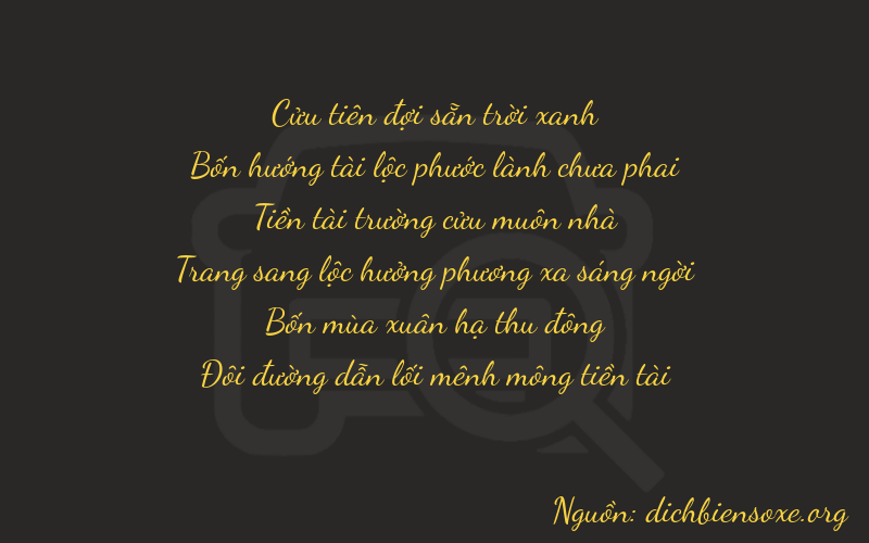 Thơ dịch biển số xe 94942
