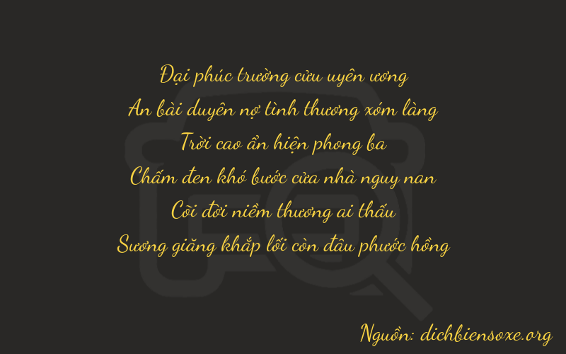 Thơ dịch biển số xe 94944