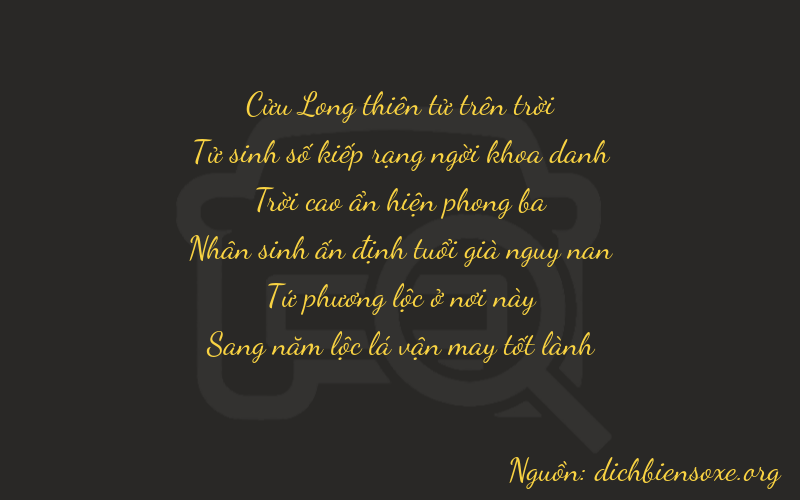 Thơ dịch biển số xe 94945