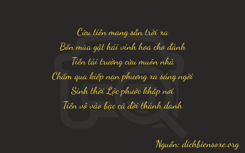Thơ dịch biển số xe 94950