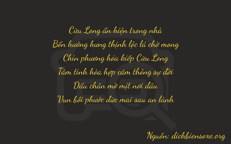 Thơ dịch biển số xe 94957