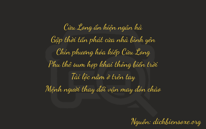 Thơ dịch biển số xe 94983