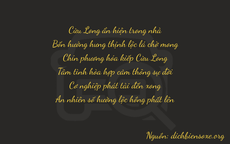 Thơ dịch biển số xe 94984