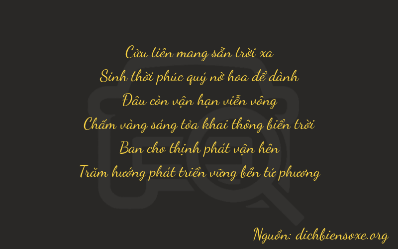 Thơ dịch biển số xe 95024