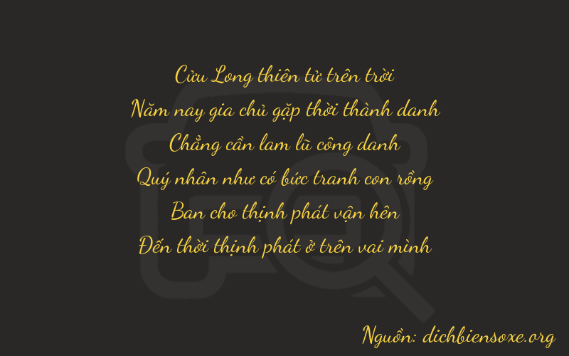 Thơ dịch biển số xe 95028