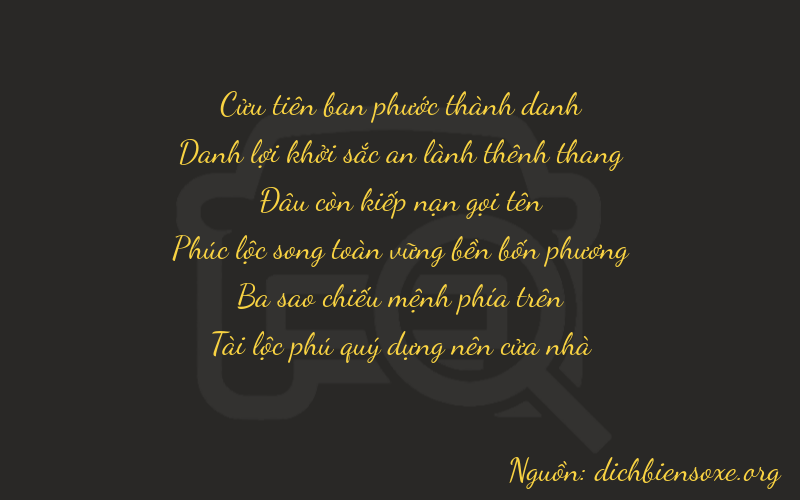 Thơ dịch biển số xe 95032