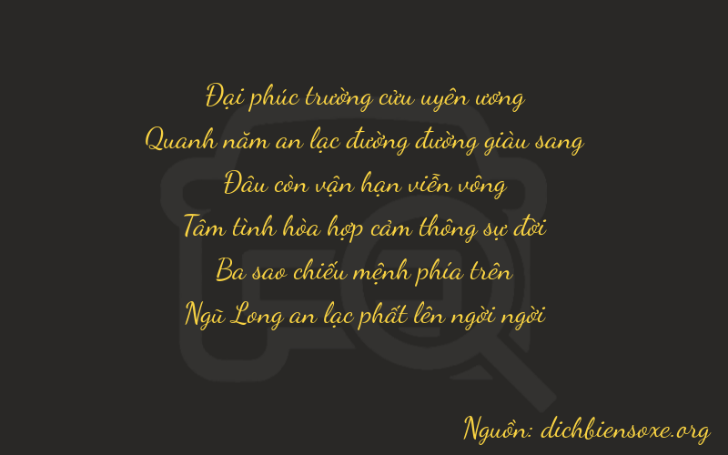 Thơ dịch biển số xe 95035