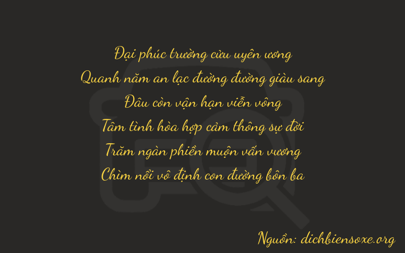 Thơ dịch biển số xe 95053