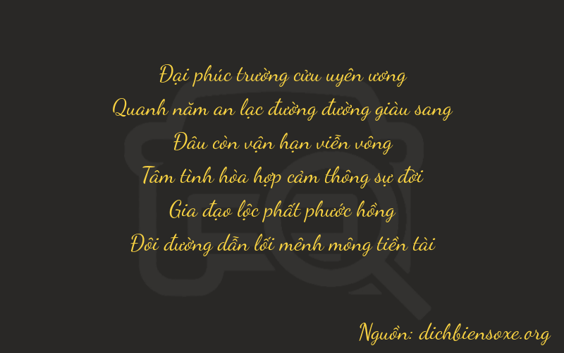 Thơ dịch biển số xe 95062