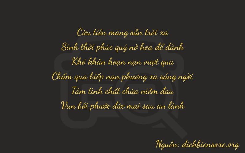 Thơ dịch biển số xe 95087