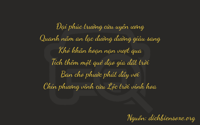 Thơ dịch biển số xe 95089