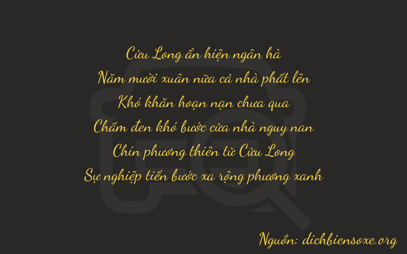 Thơ dịch biển số xe 95092