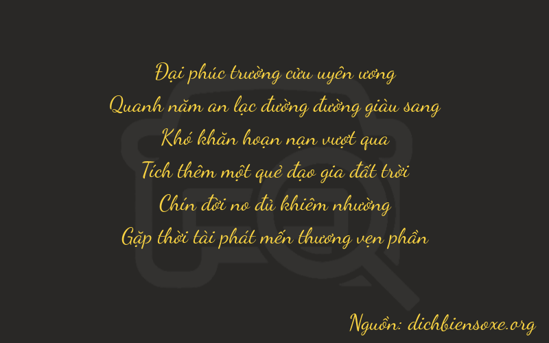 Thơ dịch biển số xe 95098