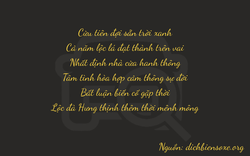 Thơ dịch biển số xe 95106