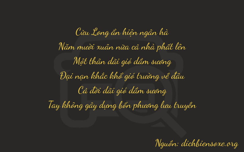 Thơ dịch biển số xe 95110