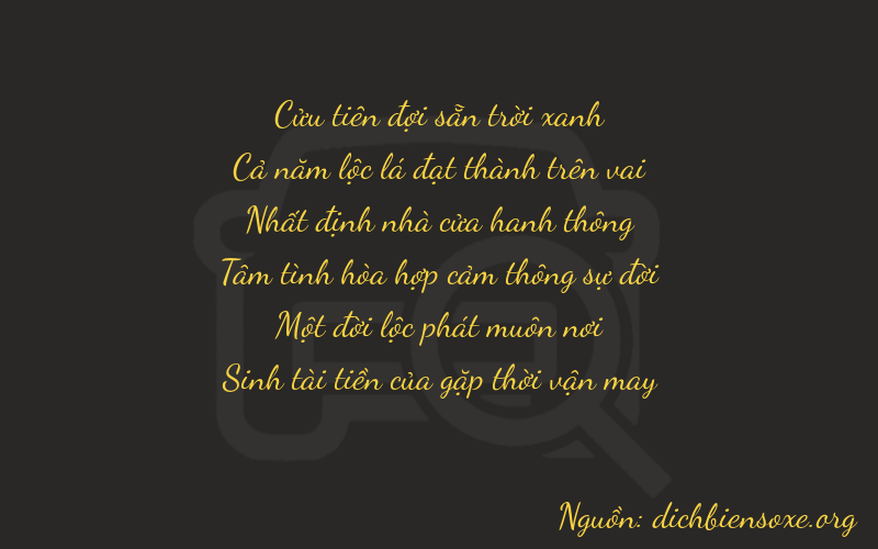 Thơ dịch biển số xe 95115