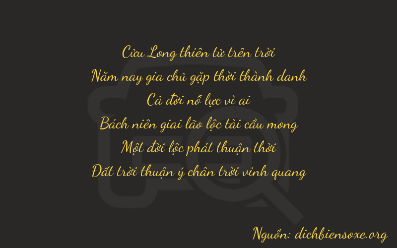 Thơ dịch biển số xe 95118
