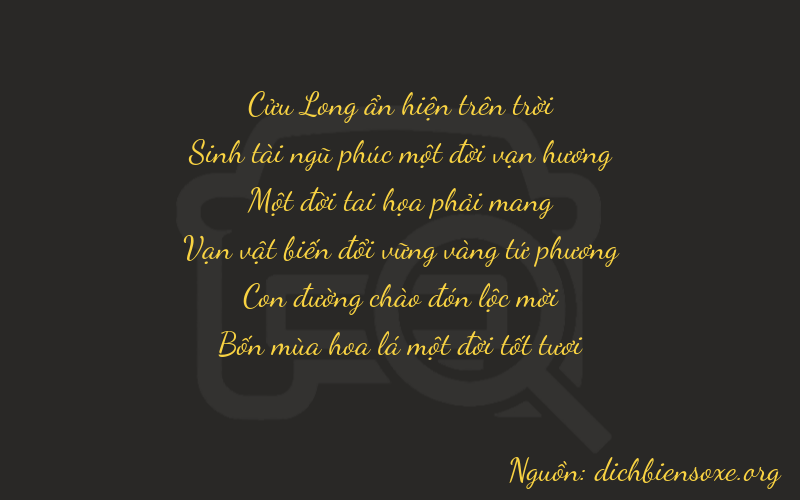 Thơ dịch biển số xe 95121