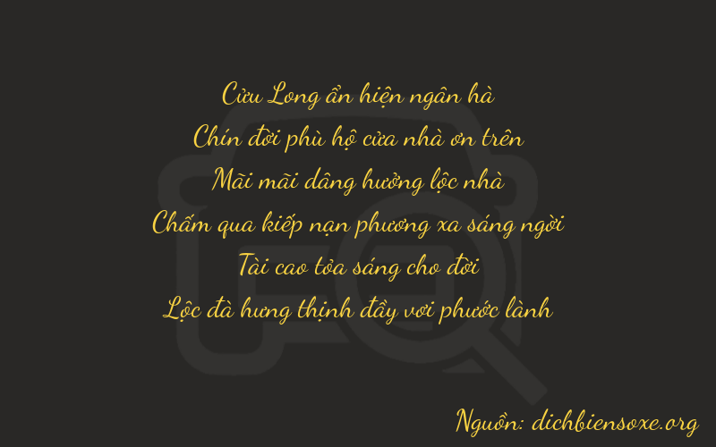 Thơ dịch biển số xe 99236