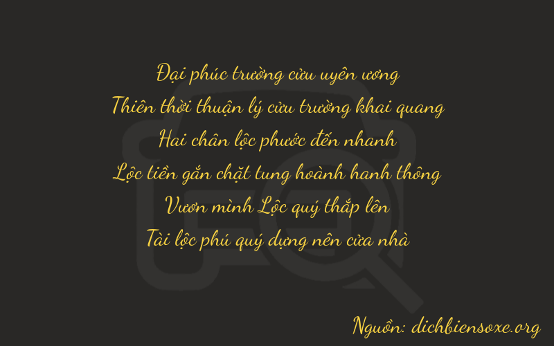Thơ dịch biển số xe 99242