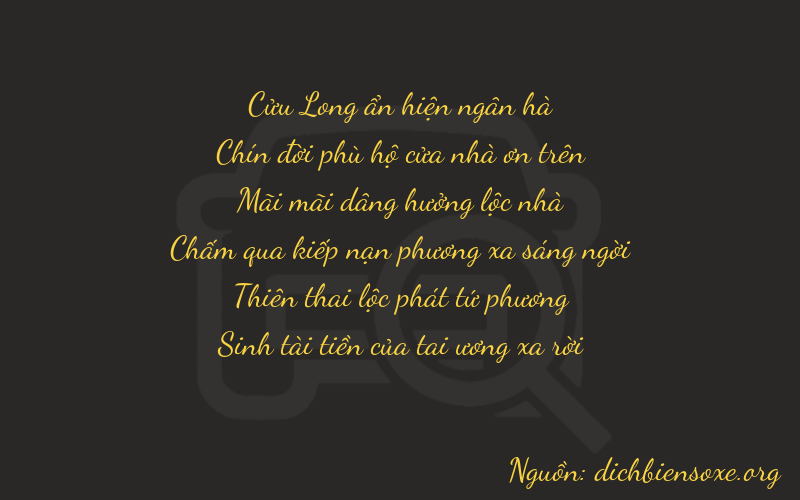 Thơ dịch biển số xe 99245
