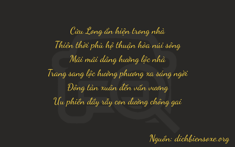 Thơ dịch biển số xe 99246