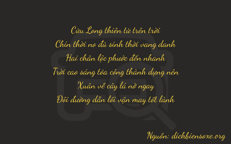 Thơ dịch biển số xe 99262