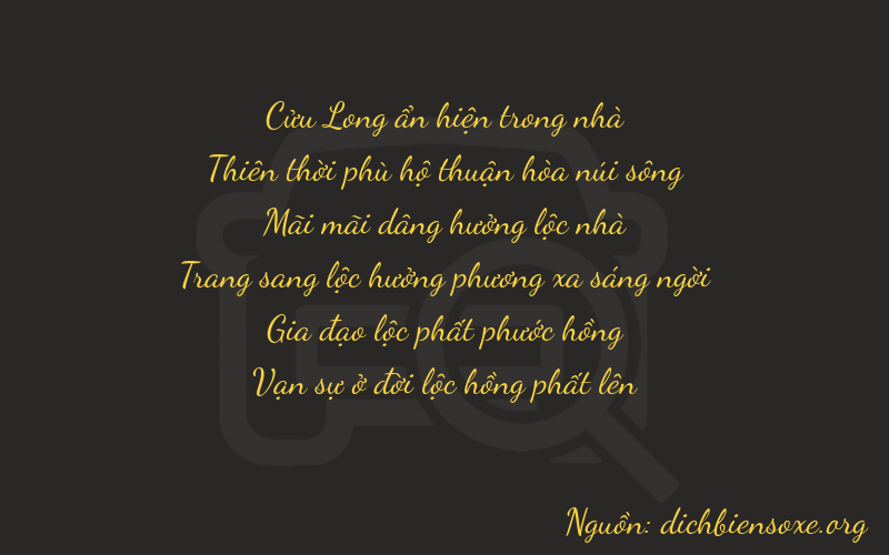 Thơ dịch biển số xe 99264