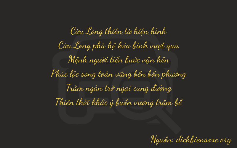 Thơ dịch biển số xe 99279