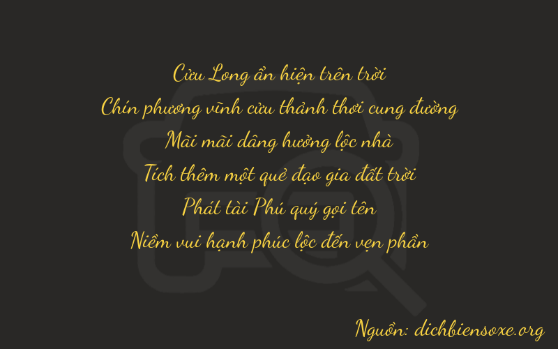 Thơ dịch biển số xe 99283