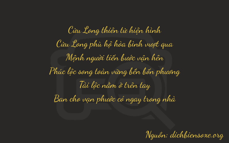 Thơ dịch biển số xe 99288
