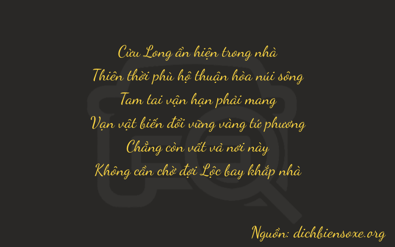 Thơ dịch biển số xe 99300