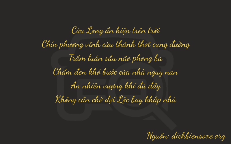 Thơ dịch biển số xe 99310