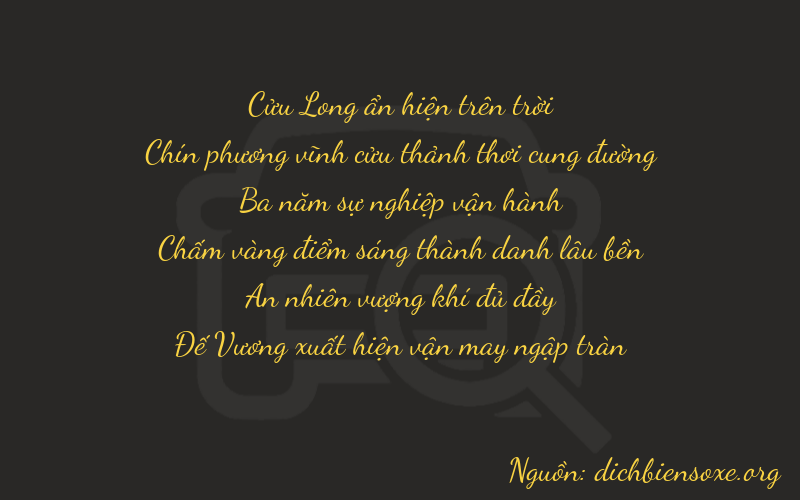 Thơ dịch biển số xe 99319
