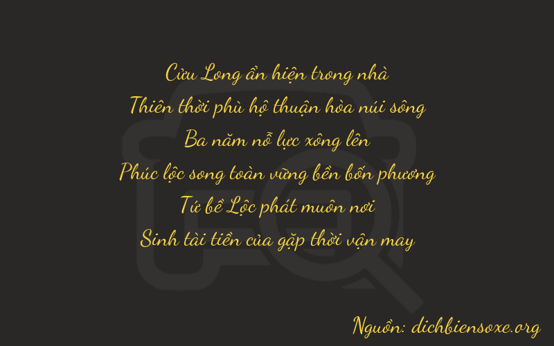 Thơ dịch biển số xe 99345