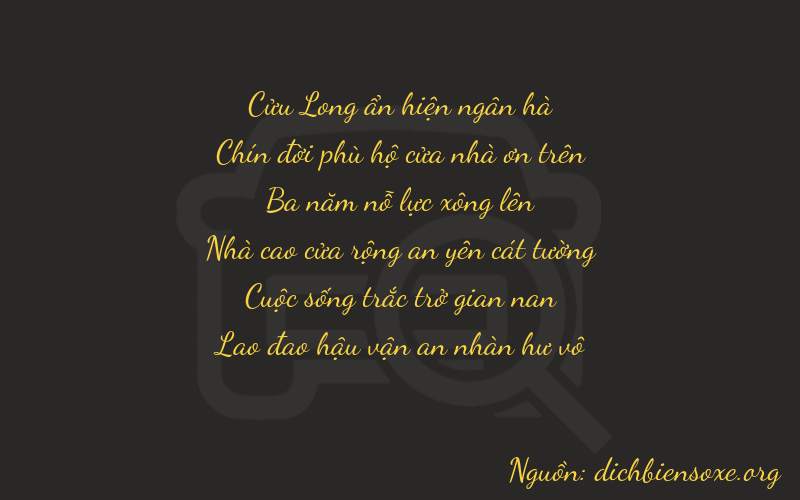 Thơ dịch biển số xe 99353