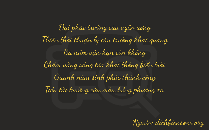 Thơ dịch biển số xe 99359