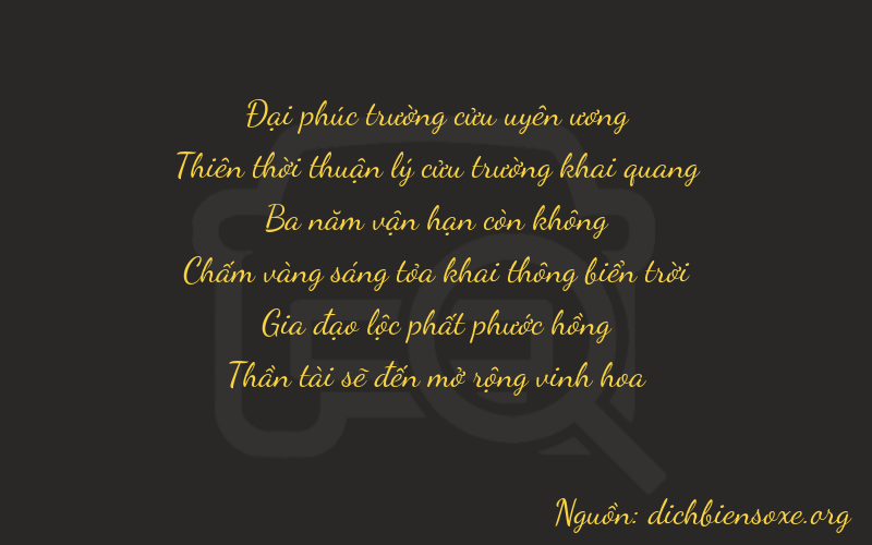 Thơ dịch biển số xe 99368