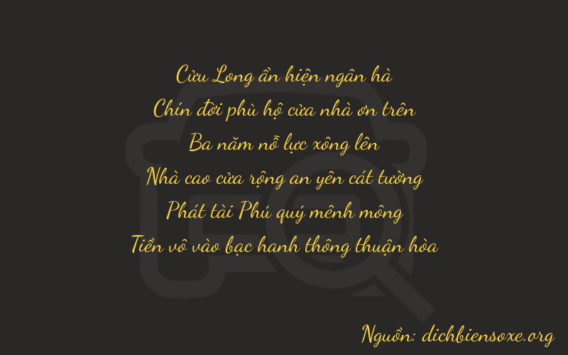 Thơ dịch biển số xe 99380
