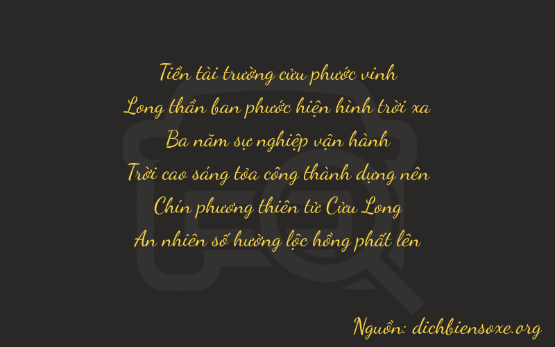 Thơ dịch biển số xe 99394